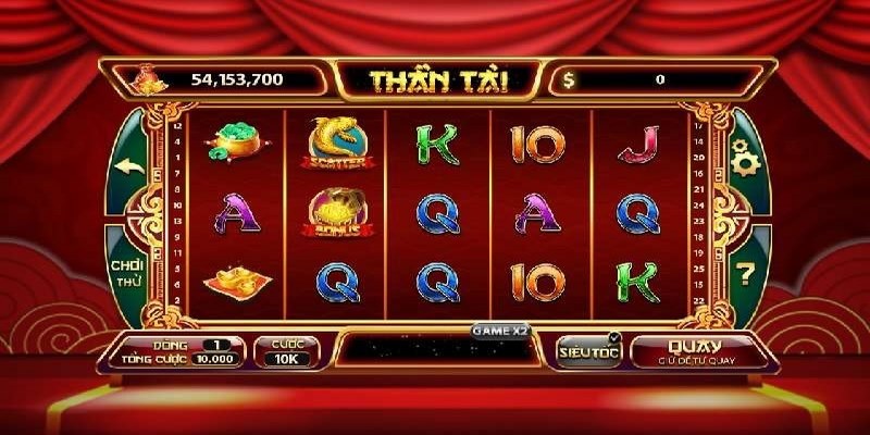 Các nút hành động trong game quay hũ Thần Tài mà bạn nên biết